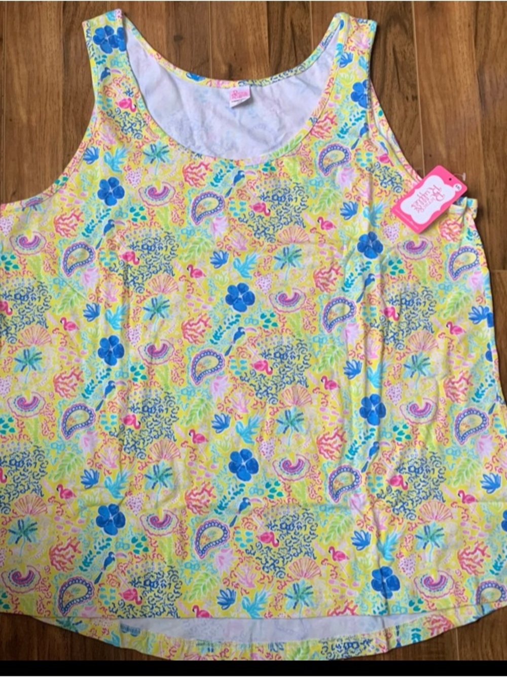 NWT Women’s Ricrac & Ruffles Tank Top Size XXL